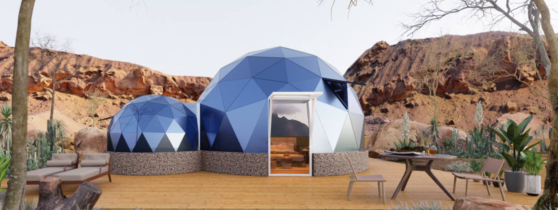 朔城区球形智能光伏玻璃星空房